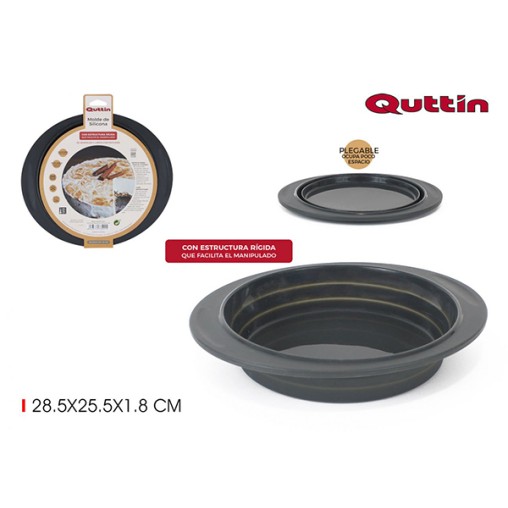 MOLDE SILICONA PLEGAB. REDONDO - 29X26X2