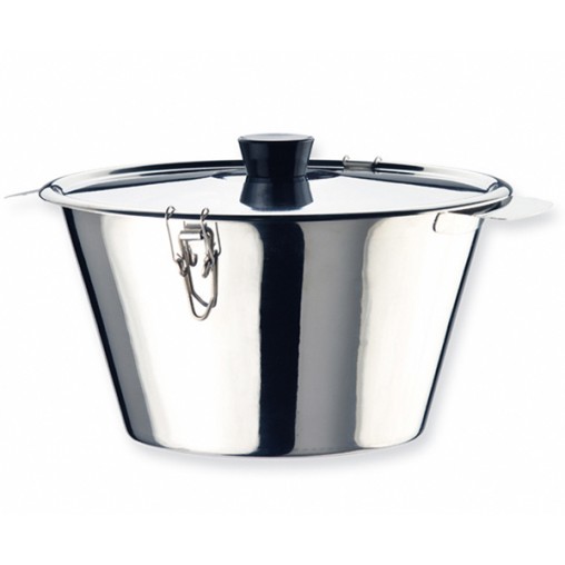 FLANERO INOX C/TAPA 1 L 1/2 - 18 CM