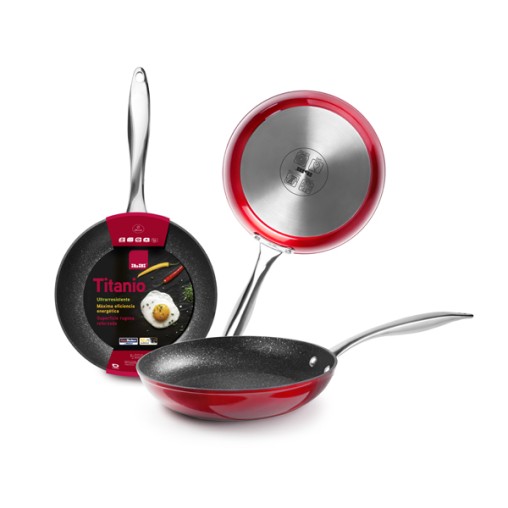 SARTEN ALUM FORJ RED ROCK - 28 CM