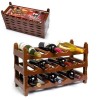 BOTELLERO APILABLE 6 BOTELLAS - 61X25X13CM