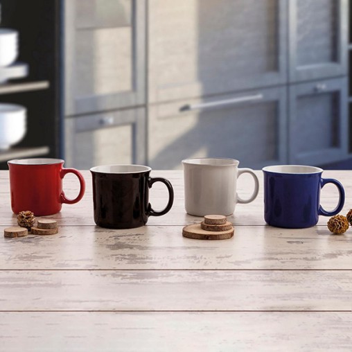 (12 u.)  TAZA CAFE CERAMICA FRAPPE SURT - 12 CL