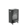 ESTUFA GAS LLAMA AZUL BF5000 ANTRACITA - 4100 W