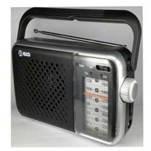 RADIO TRANSISTOR SOBRE MESA AM/FM RED/PILAS