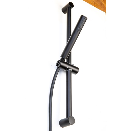 COLUMNA DUCHA REDOND NEGR - 70 CM