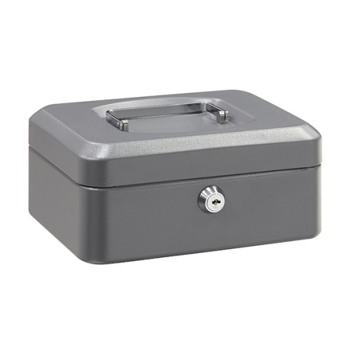 CAJA CAUDALES GRIS - 30X24X9CM