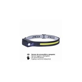 LINTERNA FRONTAL SENSOR COB 8W - 280 LUMEN
