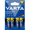 (20 u.) PILA ALCALINA LR06 AA BL 4 LONGLIFE POWER