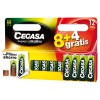 PILA ALCALINA LR06 AA BL 8+4 - 1,5 V