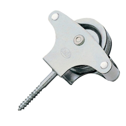 (25 u.)  POLEA TENDEDOR METAL ZN TIRAF. - 40 MM