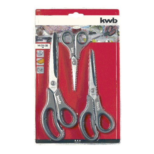 ESTUCHE 3 TIJERAS INOX