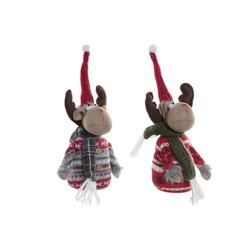 MUÑECO POLIESTER RENO - 13X15X28