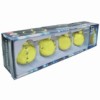 GUIRNALDA 4 BOLAS LED BLANCA - 7 CM