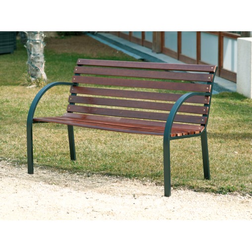 BANCO JARDIN MADERA - 122X62X81