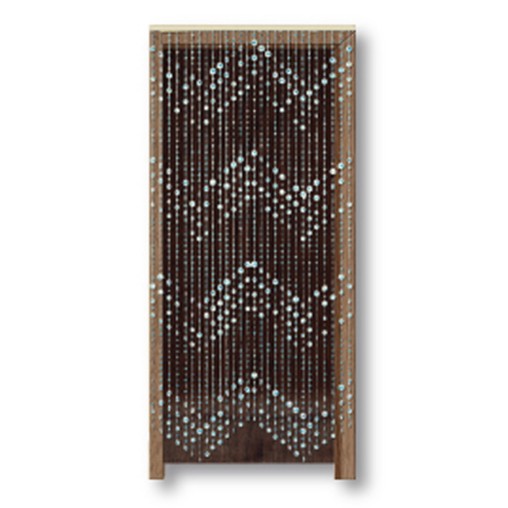 CORTINA PUERTA PLASTICO AZUL - 90X180 CM