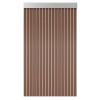 CORTINA CINTAS COLOR MARRON - 210X90 CM