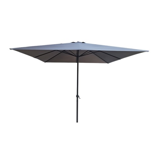 PARASOL ALUMINIO CUADR GRIS - 3X3