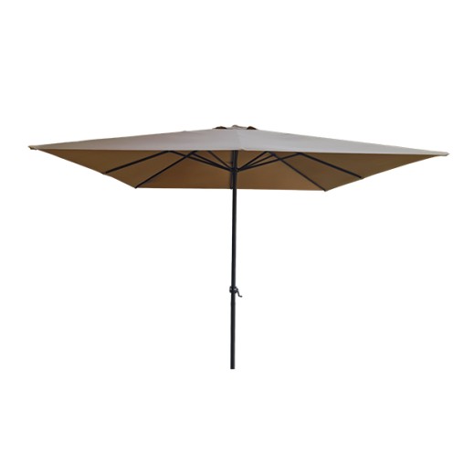 PARASOL ALUMINIO CUADR TAUPE - 3X3