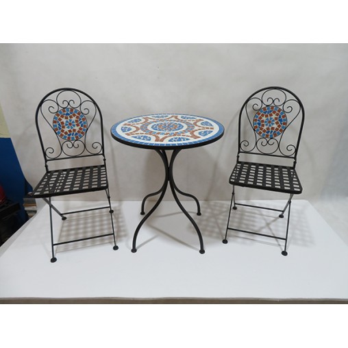 CONJUNTO PLEGABLE FORJA RUANDA - 3 PZAS