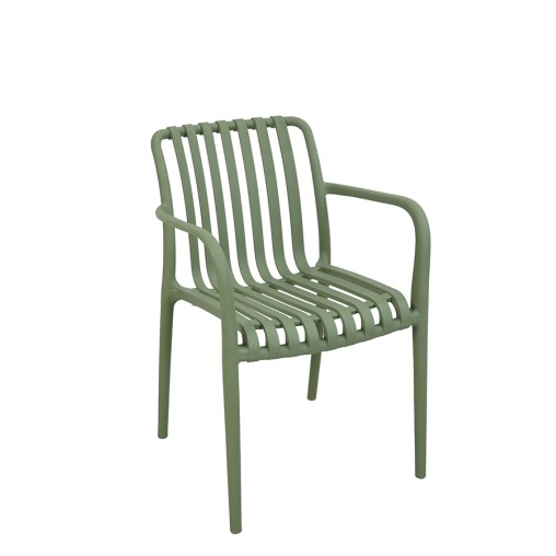 SILLON PP VERDE EOS - 56X58X81