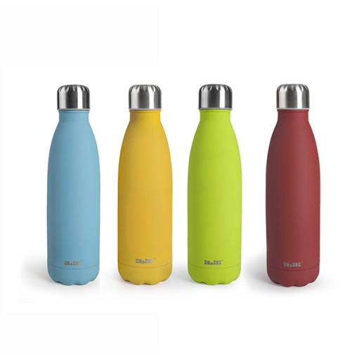 BOTELLA TERMO INOX COLORFULL DOBLE PARED - 500 ML