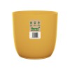 CUBREMACETA INT. FLOW FLOWERPOT MOSTAZA - 18 CM