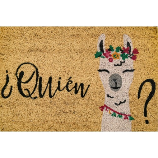 FELPUDO COCO BLANCO QUIEN LLAM - 40 X 60 CM