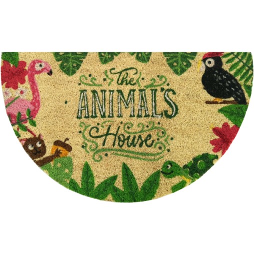 FELPUDO COCO BLANCO ANIMALS - 40 X 70 CM