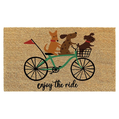 FELPUDO COCO BLANCO BICI - 45 X 70 CM