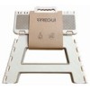 TABURETE MULTIUSO PLEGABLE CREMA - 29X22X27CM