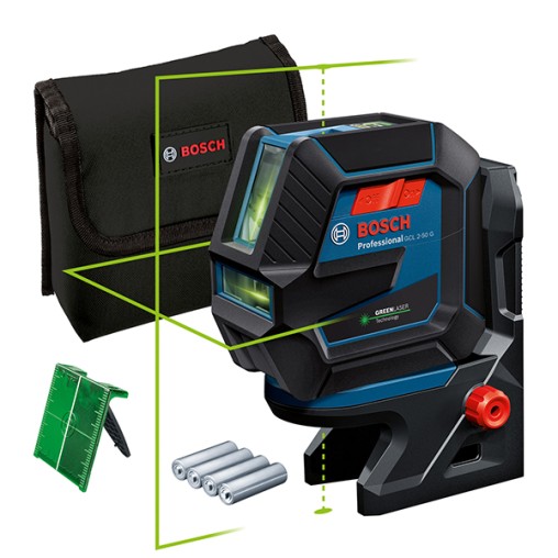 NIVEL LASER AUTO CRUZ VERDE+RM10 - 50 M