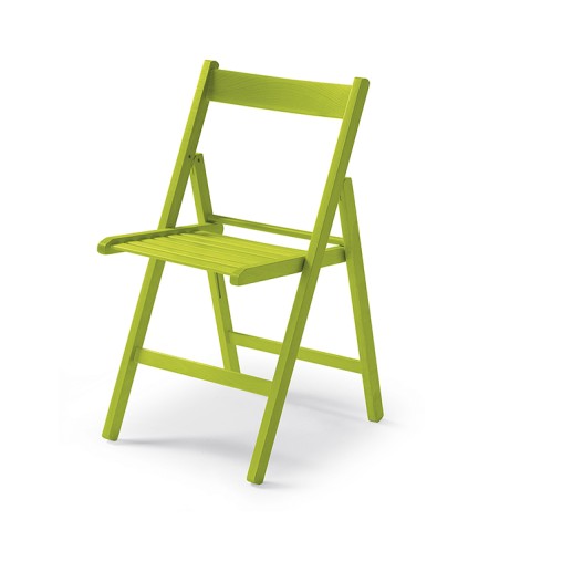 SILLA PLEGABLE MADERA VERDE - 425X475X79