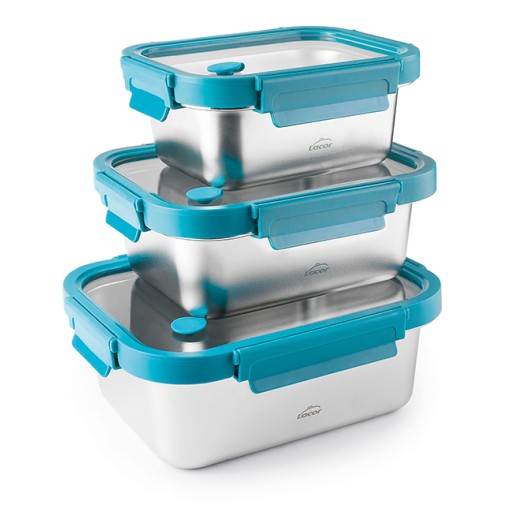 HERMETICOS INOX T/CRISTAL ETERN SET-3