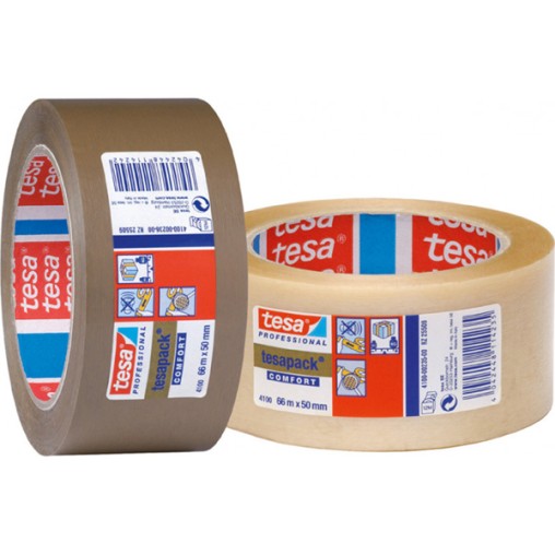 CINTA EMBALAJE PACK PVC TRANSP RUGOS - 66MX50 MM