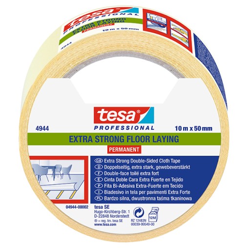 CINTA DB CARA MOQUET RUGOSO - 10 MX50 MM