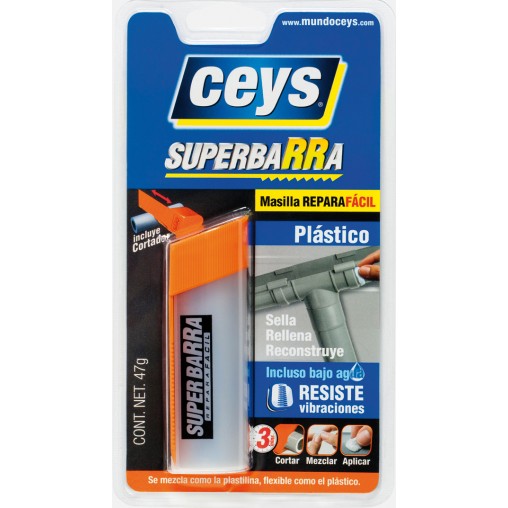 REPARADOR EPOXI BARRA PLASTICO - 47 G