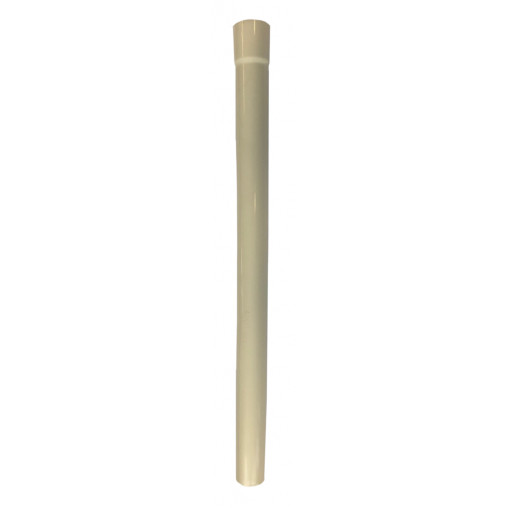 451424-7 Tubo recto de plástico 28 x 465 mm, beige