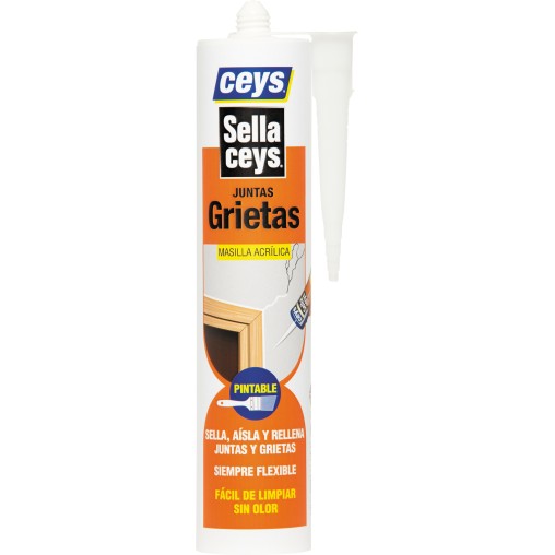 SILICONA CARTUCHO GRIETAS GRIS - 280 ML