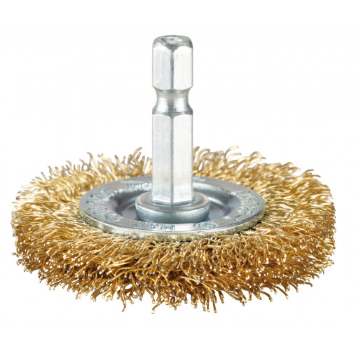 D-73667 Cepillo oblicuo latonado para taladro, 50 mm, 0,3 mm, 1/4"