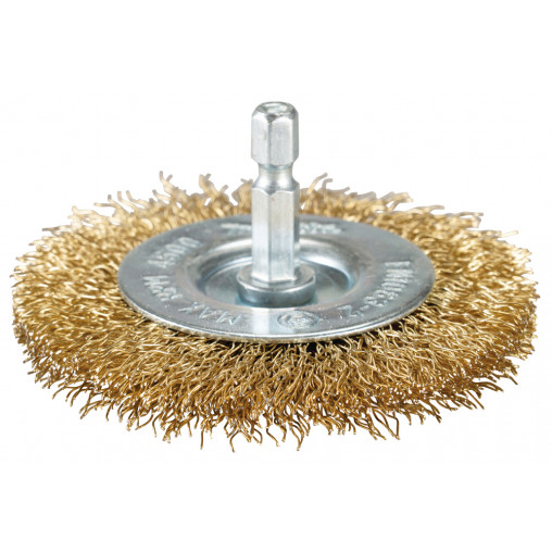 D-73689 Cepillo oblicuo latonado para taladro, 75 mm, 0,3 mm, 1/4"
