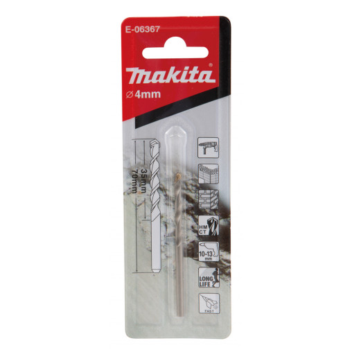 E-06367 Broca para mamposteria 4 x 70 mm, T.C.T