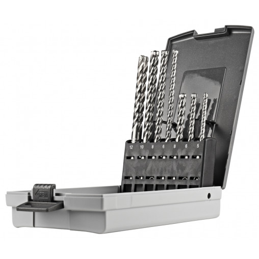 E-14928 Broca  Set, T.C.T, para SDS-PLUS, Nemesis 2, 7 pcs