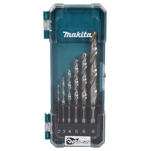 D-78346 Estuche brocas de metal HSS-GS, 6 pcs