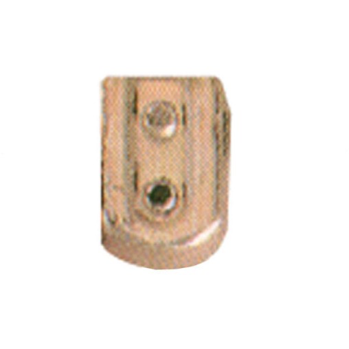 (200 u.) SOPORTE BARRA OVAL PLASTIC ORO