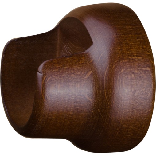 SOPORTE MADERA LATE. BL2 NOGAL - 28 MM