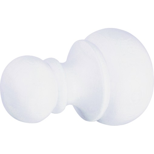 TERMINAL MADERA CHYC BL2 BLCO. - 20 MM