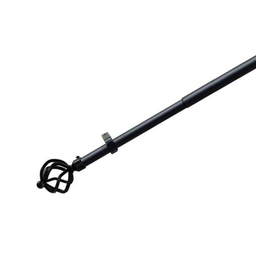 BARRA FORJA KIT EXT. NEGRO - 200-380 CM