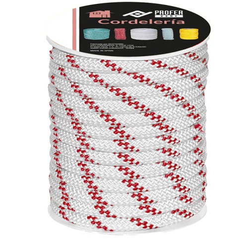 CUERDA CTA100 PES 12MM BLAN - 15 M